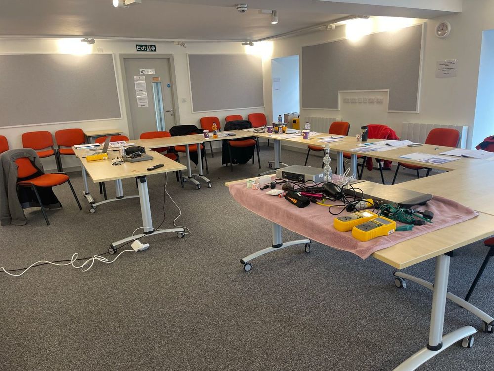 Inside the Newcastle PAT testing training room